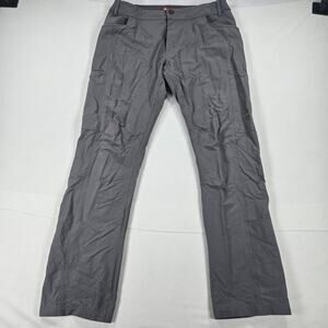 Simms Mid Rise Nylon Gray Outdoor Hiking Fishing Cargo Pants Women's Size Large
